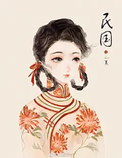 古风超话古风插画超话中国风超话 
古代发式造型富丽而多姿，历代相承，从简至繁从繁复简。每个朝代的发型都很喜欢。 ​​​​