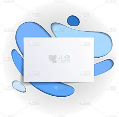 夏季框架与复制空间的文字设计模板，传单，海报，卡片，横幅，广告布局，抽象曲线形状矢量现代风格剪纸3d
