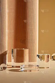 产品展示平台，棕色抽象背景