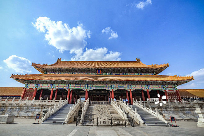 北京故宫太和殿建筑图片素材