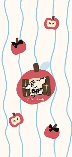 第9组壁纸｜可爱小云狗卡通壁纸套图 - 小红书