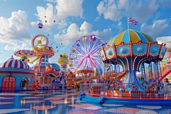嘉年华公共游乐场