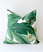 leafy pillow a la beverly hills hotel print: 