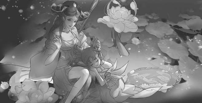 大乔-白蛇&小乔-青蛇海报方案票选-《王...