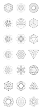 Sacred Geometry: 40 Items by kloroform on Creative Market:: 