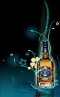 蓝色梦幻光束酒瓶背景图高清素材 开心 曲线 激情 狂欢 蓝色 酒 背景 设计图片 免费下载
