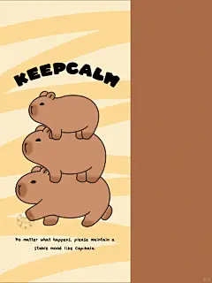 卡皮巴拉水豚｜超可爱｜原创壁纸