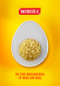 NESTLE MIVINA new brand platform : Unexpected interpretation of the product plays central role in the range of images we created for Mivina brand. Each of images can exist separately, but even fast glance is enough to recognize it and define as a part of 