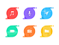 Colorfully icons