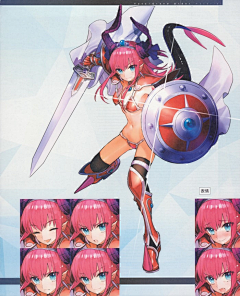 图维画社采集到【Fate Grand Order】FGO官方美术设定原画册