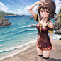 beach_season__megumin__by_sigmawitcher12_dfrocp7-fullview