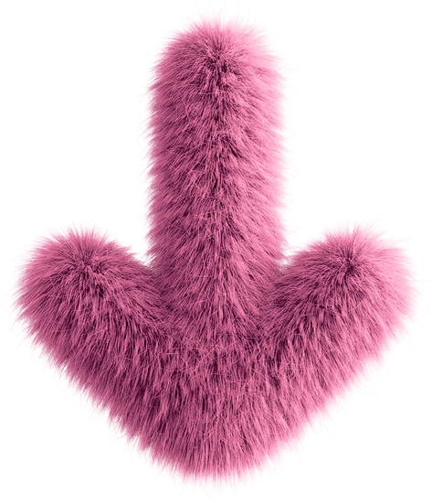 Pink 3D Fluffy Symbo...
