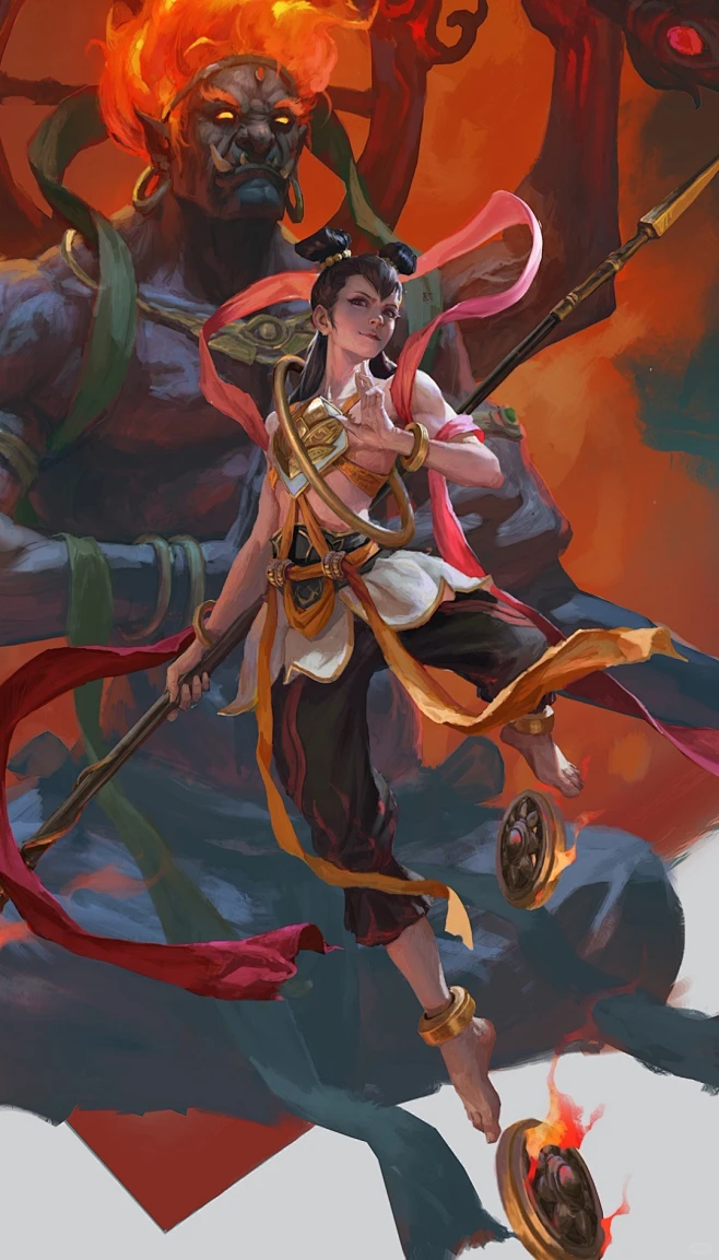 【哪吒】 陈塘关总兵李靖与殷夫人第三子，金吒与木吒之弟兼同门师兄弟，是辅佐姜子牙助周伐纣的开路先锋官；由母亲怀孕三年六个月而来，从肉球中出生 ...