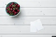 樱桃 水果 红樱桃 桌面 碗 食品 美食摄影图片图片壁纸