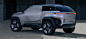 3D automotive   car design interior design  photoshop rendering sketch visualization suv Vehicle