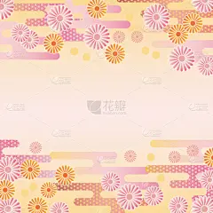 背景,绘画插图,日本,式样,和服,折纸工艺,贺卡,背景分离,无忧无虑,彩色背景