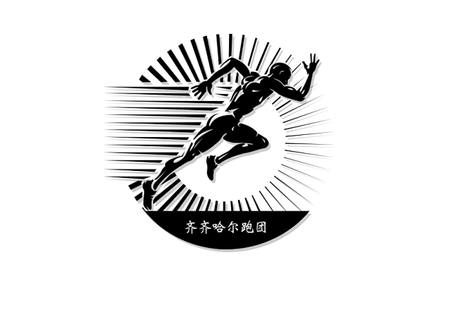 鹤城跑团logo