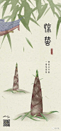 惊蛰 笋 黄色 配色可用