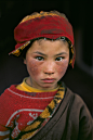 This nomad shepherd boy was photographed visiting the Litang monastery in Amdo, Tibet.