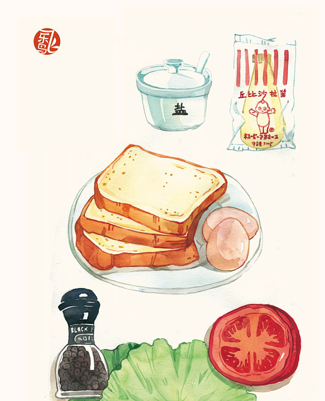 飞乐鸟作品做菜不仅仅是满足胃口更是能充实心灵治愈系手绘食谱让每一