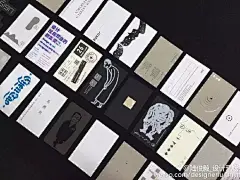 “纸尚”艺术设计展上还有各类创意名片，展览地址/马当路Soho复兴广场B1“半空间”。