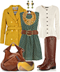 "Autumn: Touch of Yellow" by heather-rolin on Polyvore