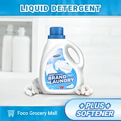 Blue Rectangle Element Simple Washing Liquid Promotion Ecommerce Product Image