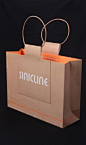 Kraft paper shopping bag with twisted handles <a class="pintag searchlink" data-query="%23shoppingbag" data-type="hashtag" href="/search/?q=%23shoppingbag&rs=hashtag" rel="nofollow" title="#sho