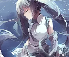 V家族 初音未来 插画大图,日韩风格