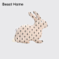 THE BEAST/野兽派 印度丛林兔抱枕 家用抱枕可爱动物造型靠垫-tmall.com天猫