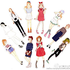 昵称又不能吃采集到★【绘画】服装