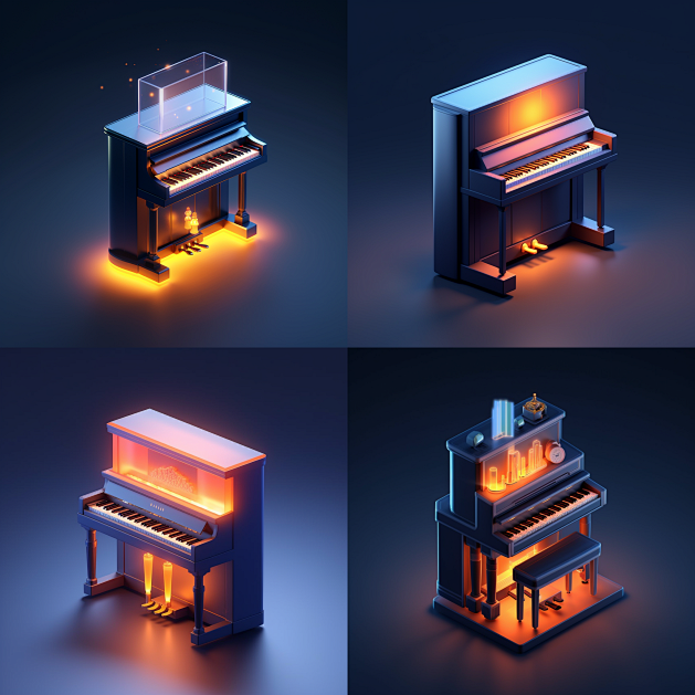 A Upright piano icon...