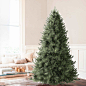 Vermont White Spruce Premium Artificial Christmas Tree, 7.5 Feet, Unlit