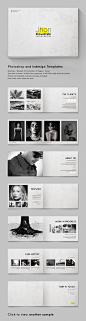 A5 Brochure - Booklet Template Minimal Portfolio on the Behance Network #采集大赛#