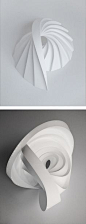 Folded Paper Sculptures by Matt Shlian | Inspiration Grid | Design Inspiration