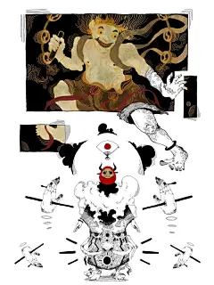 东方美学下的诡异画风、怪诞离奇_5_schutzer_来自小红书网页版