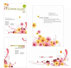 粉红色的菊花花纹底图花瓣|花边|花边素材|花纹|花纹底纹|花纹素材|菊花|矢量素材|信纸|信纸设计|信纸花纹|信纸名片