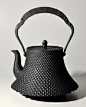 Japanese cast iron kettle teapot Tetsubin Nambu Hobun-dou Mt. Fuji shape: