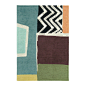 Buy Brink & Campman Nova Lagoon Rug - Black | Amara : Add a splash of colour to any space with this Nova Lagoon Rug from Brink & Campman. Beautifully handtufted and made from pure new wool, it features a block coloured design in contemporary colou