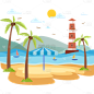 SVG-自然风光元素组合贴纸