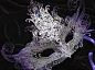 The_Queen__s_Mask_in_Purple_by_Heterodyning、面具、紫色、紫、假面