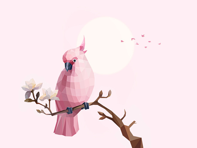 Day17 Lowpoly Bird