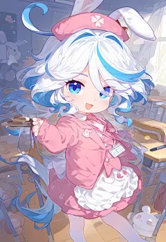 #ロリ 护士服 - 小呆毛ちゃん的插画