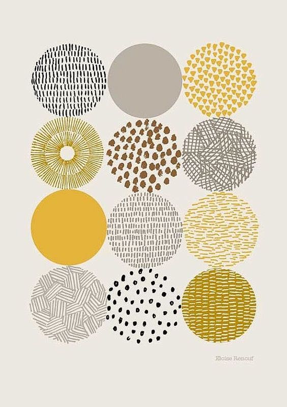 Texture circle patte...