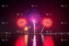 韩国的烟花节。