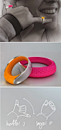 Best Latest Technology: The color rings is wireless...best way in cell phone communication