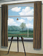 René Magritte 
门与窗   ️