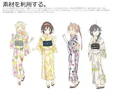 #SAI资源库# 32款f动漫女孩纸浴衣的绘制参考，从柄图到配色都炒鸡萌哒~自己收藏借鉴，转需~（画师：ume id=51653337 ）