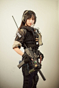 Asian Girl with a Gun Possible Cosplay?