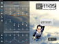 墨迹天气iPad版界面设计，来源自黄蜂网http://woofeng.cn/ipad/